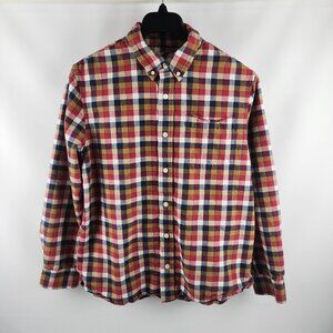Best Made Co. Shirt Mens Large Multi Check Brushed Oxford L/S Button Down Collar